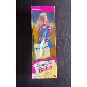 1997 wal mart shopping time Barbie *see all pics for box damage